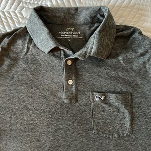 Vineyard Vines - Edgartown Polo Size Large. Dark Grey